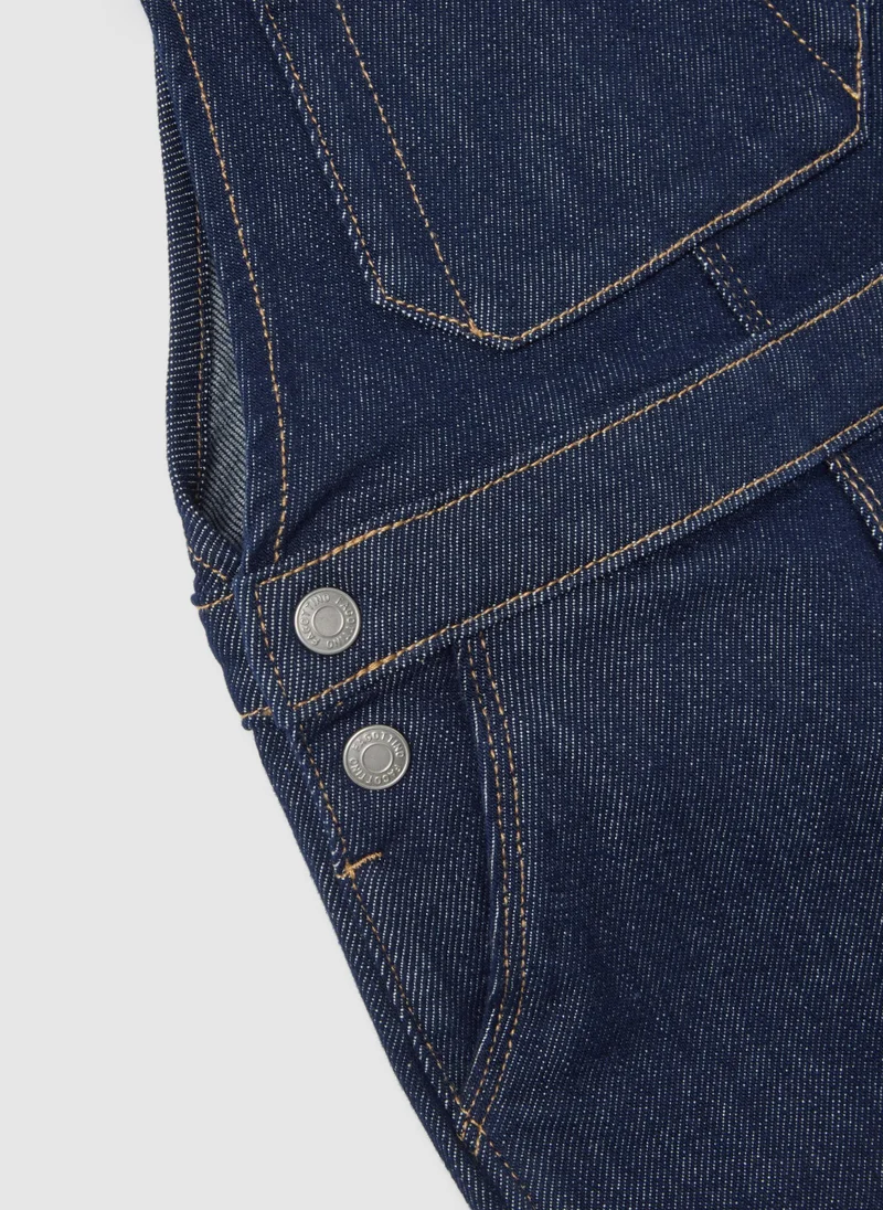 Ovs  OVS Children'S Denim Cotton Blend Overalls for Kids | Best Price UAE